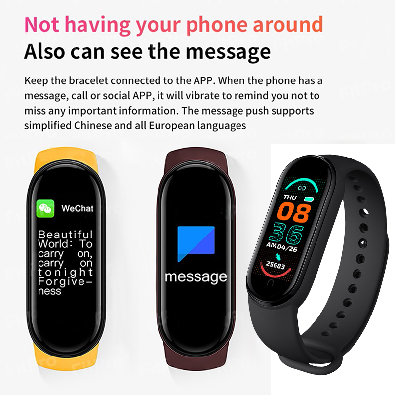 Braccialetto intelligente multifunzione Uomo Donna Monitor la pressione sanguigna Fascia fitness tracker impermeabile la frequenza cardiaca