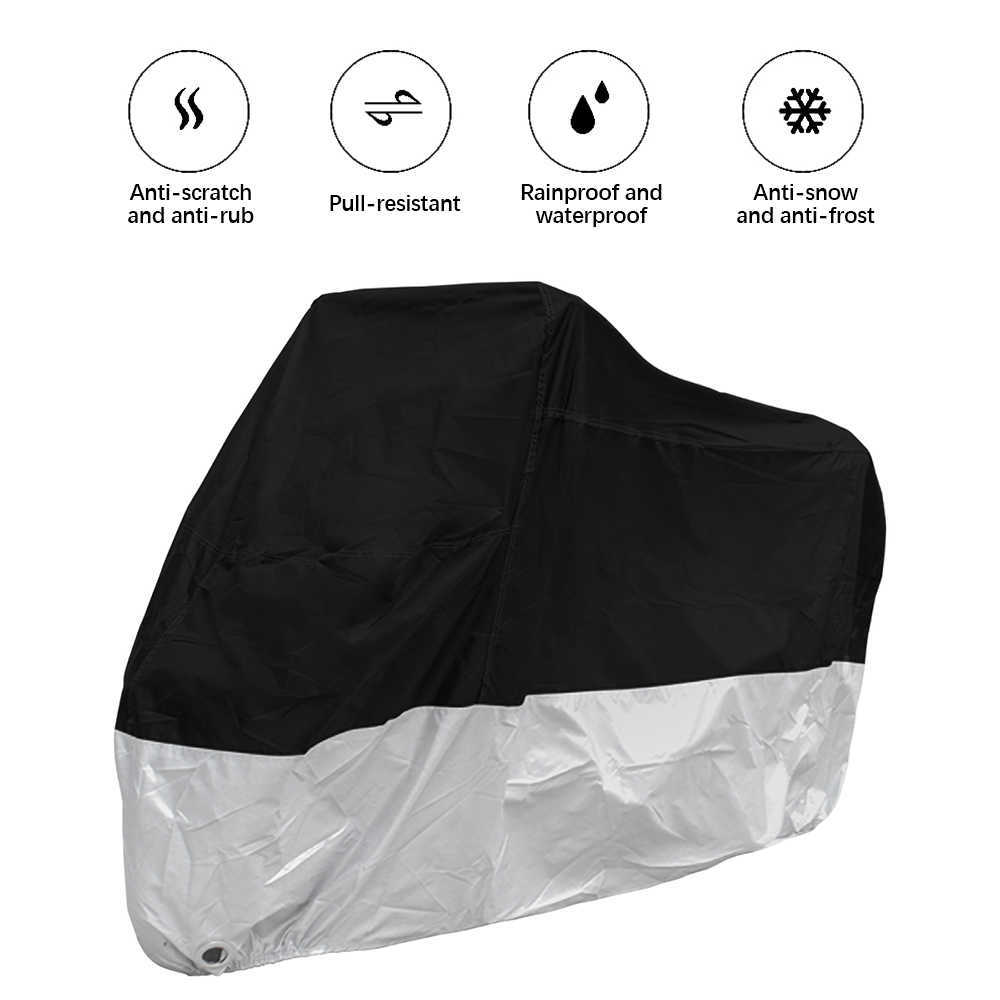 Motorcycle Cover All Season Universal Weather Premium Quality Waterproof Sun Outdoor Protection Durable with Lock-Holes