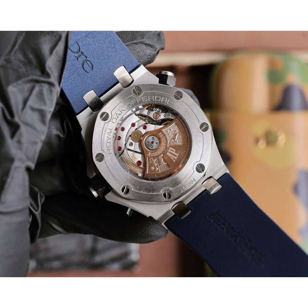 watch High quality aps luxury mens watches ap watch fruit royal oak chronograph menwatch V5V2 orologio automatic mechanical supercolen cal3124 rubber strap uhr mon