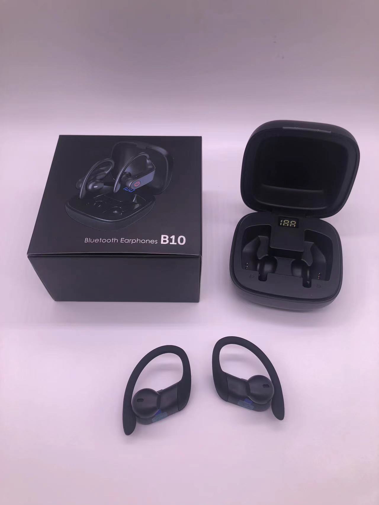 B10 TWS Pluetooth أذن أذن LED DIGITAL DISTRAL