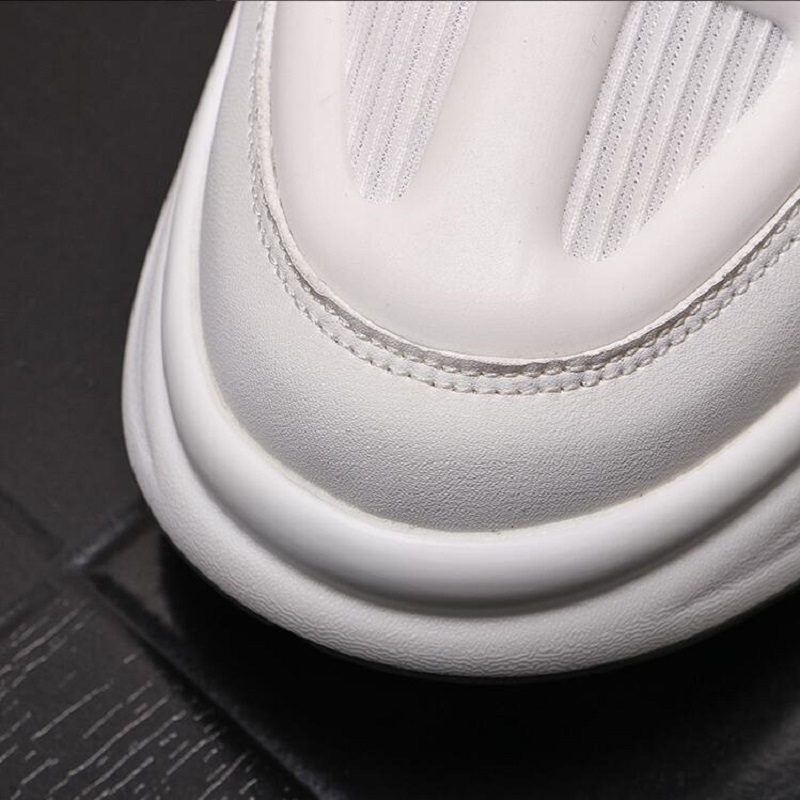 Neue Designer Weiße Schuhe Turnschuhe Chunky Plattform Dicken Buttom männer Casual Tenis Zapatos Hombre D2H29