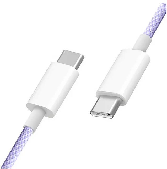 1m 3FT 2m 6FT 60W PD-Kabel für iPhone 15 Schnellladung USB C auf Typ C geflochtenes Kabel Ladekabel Schnellladekabel Datenkabel iPhone Samsung Xiaomi Huawe Telefon