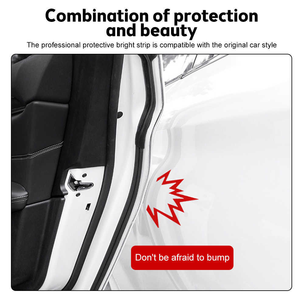 Bildörrkant Protector Universal Auto Anti Scratch Strip Automobiles Anti-Scratch Seal Strip för Air Outlet Door Car Interior