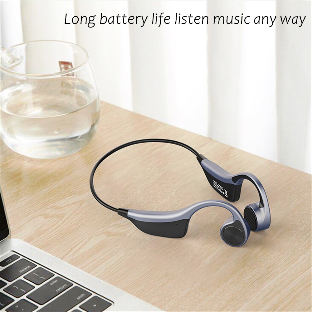 Drahtloses Bluetooth-Headset Knochenleitungskopfhörer MP3-Player Eingebauter 8G 16GB-Speicherkopfhörer mit Mikrofon zum Schwimmen