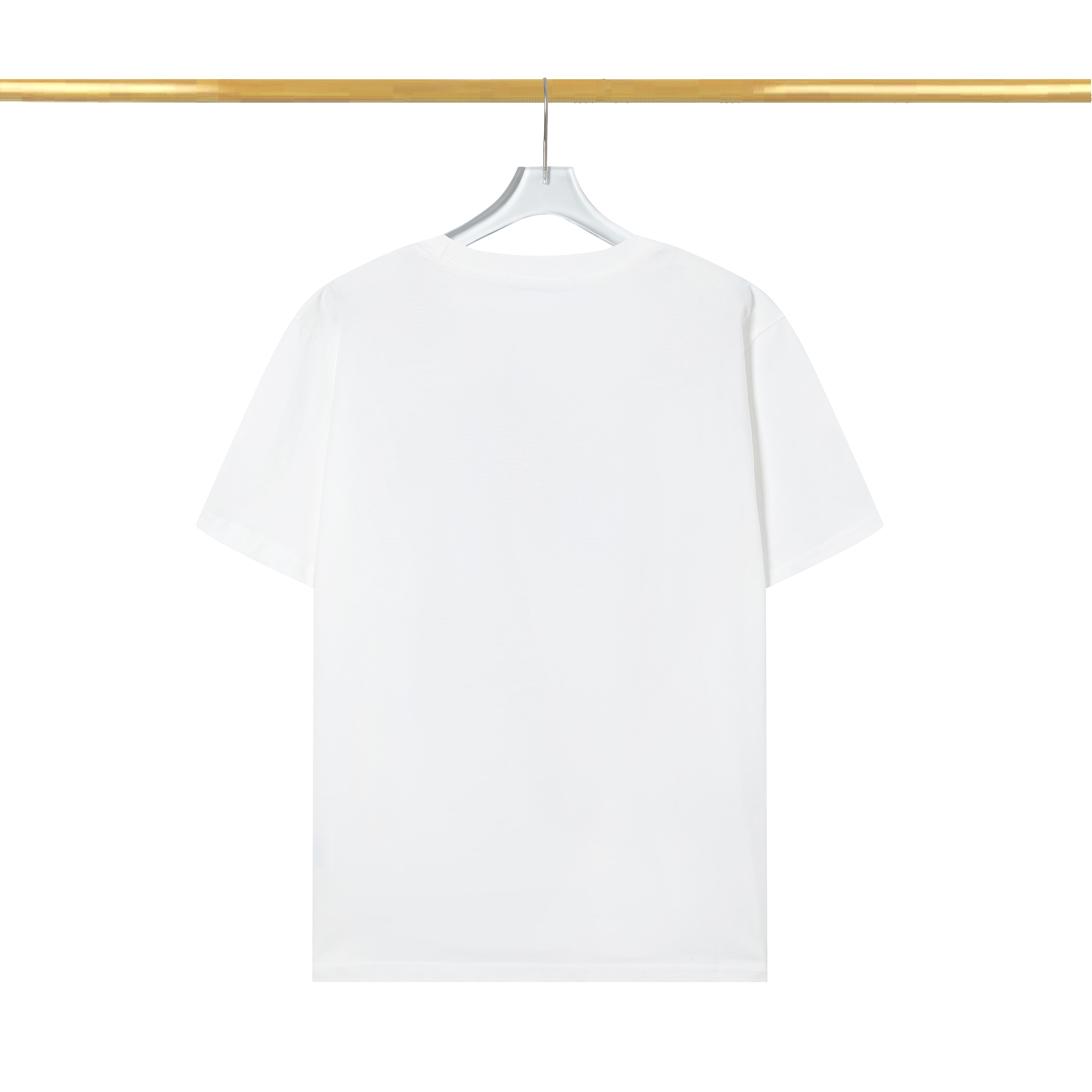 Cotton Men 's Be All-Match New Black White 인쇄 편지 여름 캐주얼 한 느슨한 짧은 소매 새로운 최고의 컬러 티셔츠