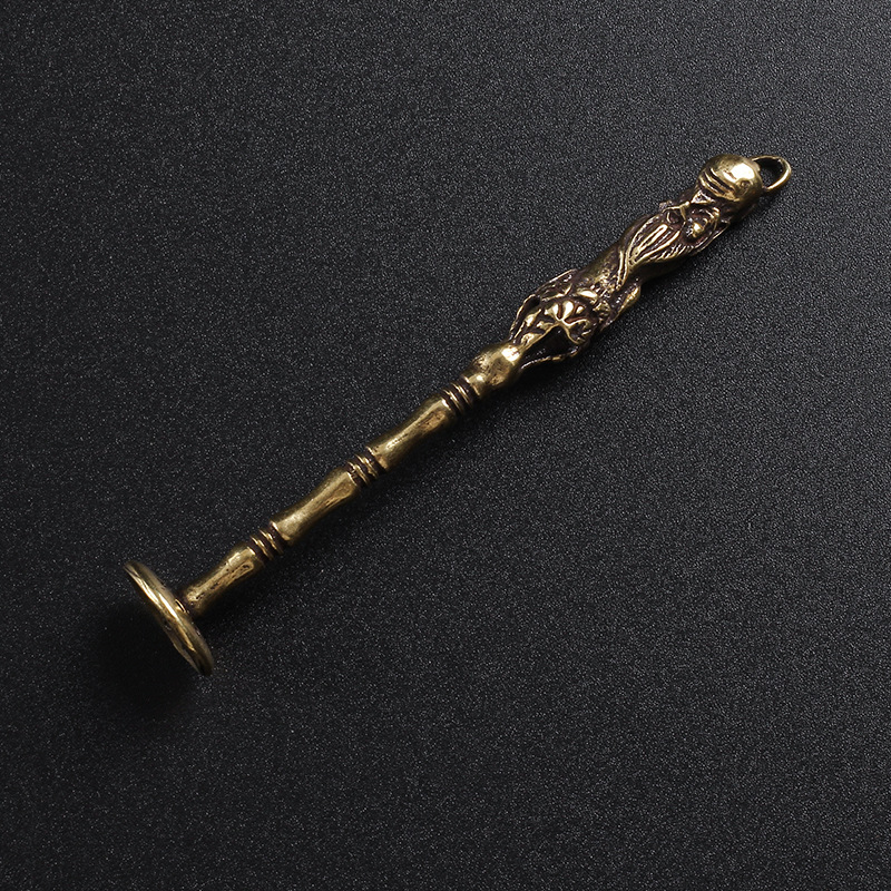 Tuyaux de fumée barre de pression, outil en carbone, cuillère concave ajourée, outil accessoire de tuyau antique