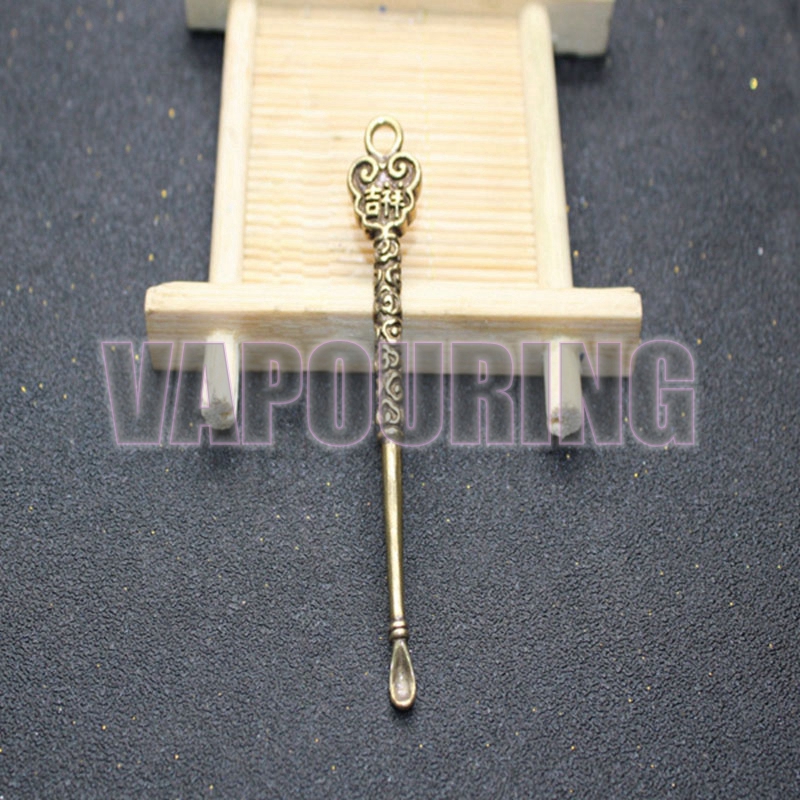 Multiple Styles Smoking Brass Herb Tobacco Wax Oil Rigs Spoon Dabbing Shovel Dabber Scoop Hookah Bong Bubbler Straw Stick Tip Cigarette Holder Cleaning Tool