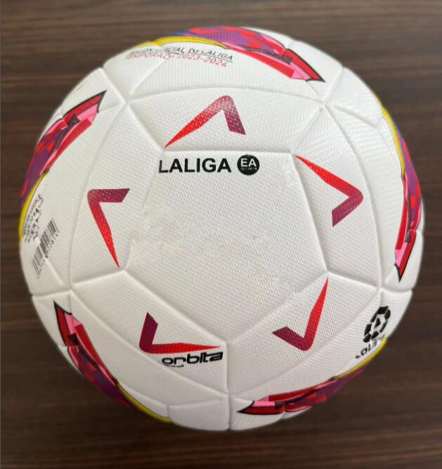 Nouveau La Liga League 2023 2024 Ballon de football Taille 5 Haute qualité Nice Match Liga Premer 23 24 Football Expédier les ballons sans air