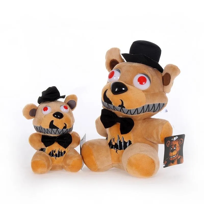 Plüschpuppe 18 cm, Five Nights on Freddie, FNAF-Puppe und Stofftier, goldene Fazbearer Mangle Fox Bear Bonnie-Puppe