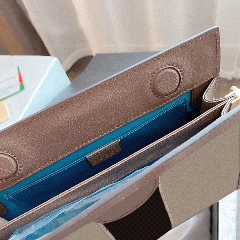 Luxus-Designer-Dame Fashion Bags zweifarbige Patchwork-Echtleder-Ketten Haspe Flap Taschen Innenfach Umhängetaschen