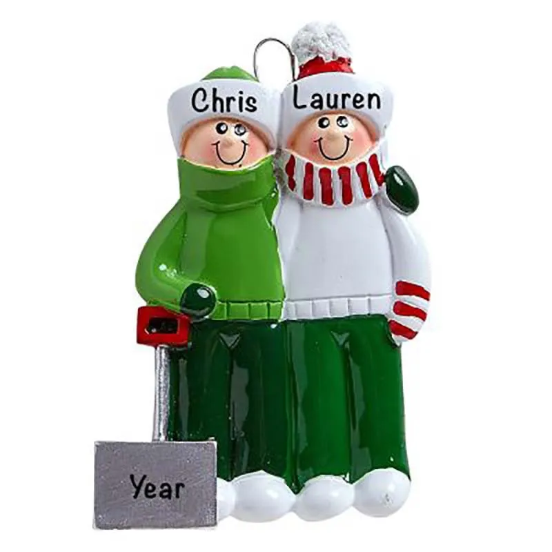 Weihnachten Familie Ornamente 2023 PVC Familie Freund Name Segen Weihnachtsgeschenke DIY Personalisierte Name Weihnachten Ornament