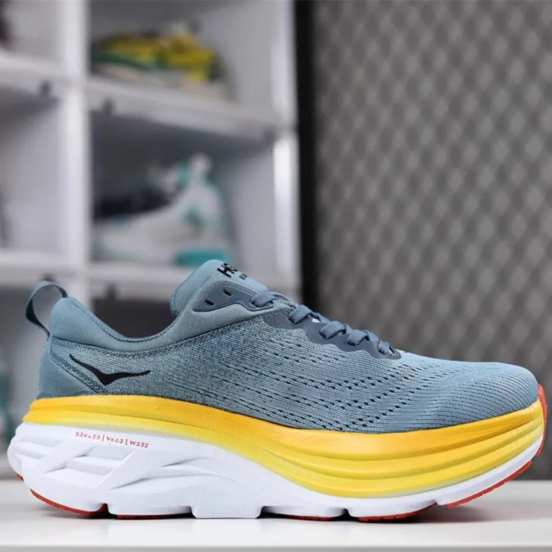 Hoka One Bondi 8 CLIFTON HOMENS MHIRES ATHLETIC SHONS RUNNER HOKAS CARBON X2 TRIPLO BLAT BLANCO BRANCO AZUL AZULO ABRIVENTES DE ESPORTIDORES DE ESPORTIDADES DE LIMEBRA DE ESTILIMENTO DE LIVENÇA