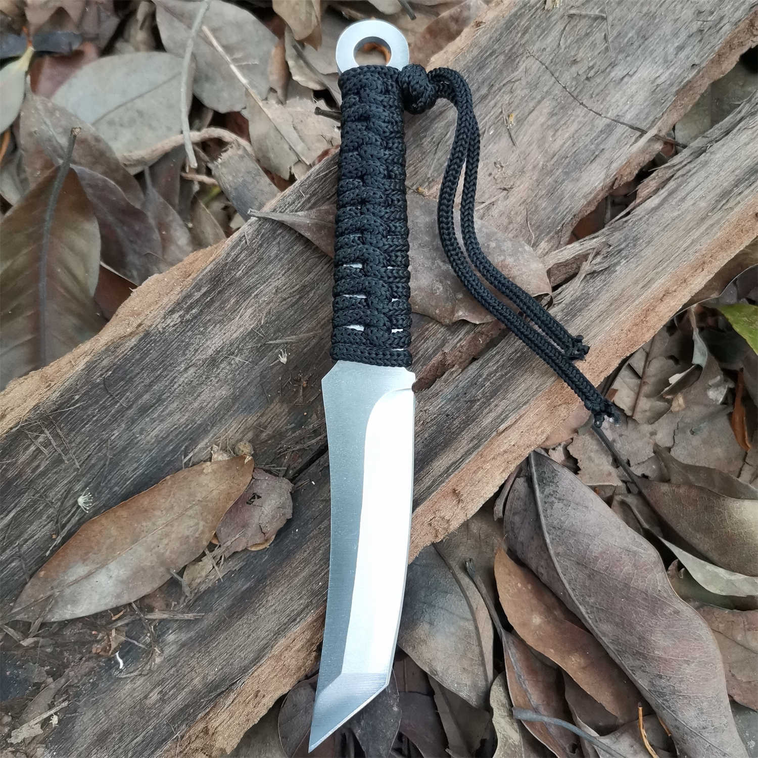 Camping Hunting Knives High carbon S. s. Fixed blade knife with sheath and handle knife for hunting camping and field survival outdoor tactical combat