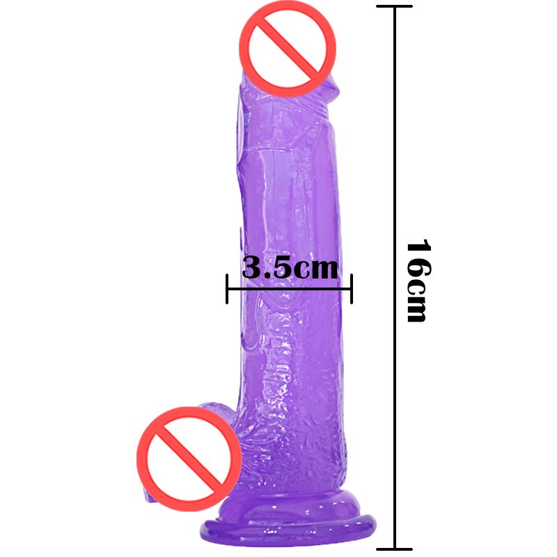 여성을위한 딜도 에로틱 소프트 젤리 딜도 암컷 현실적인 음경 항문 플러그 강한 흡입 컵 G- 스팟 오르가즘 성인 장난감