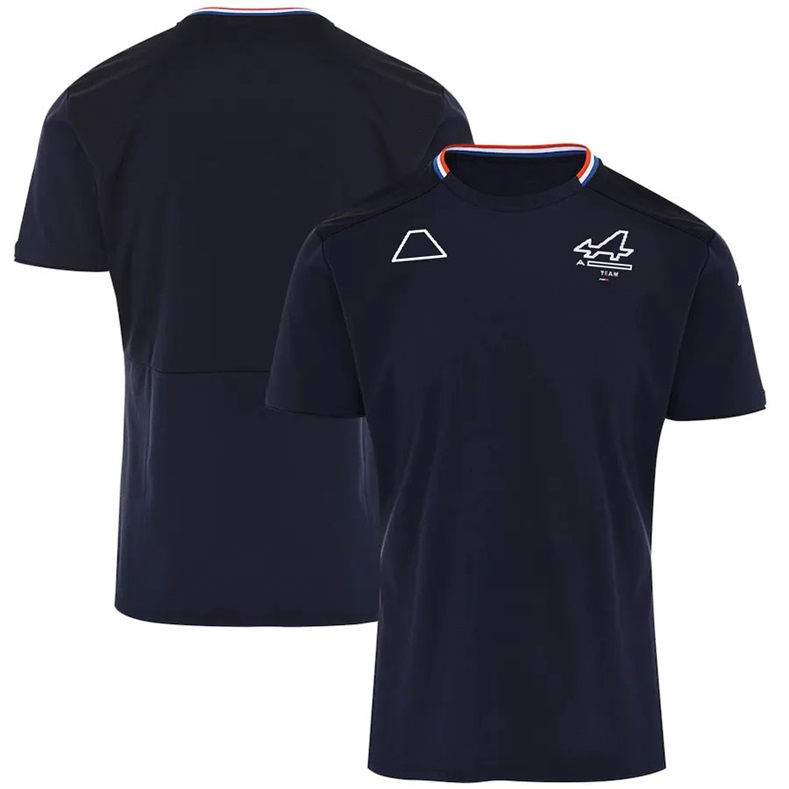 New F1 Team Drivers Clothing Mens Racing T-shirt Plus Size Short Sleeve Customization