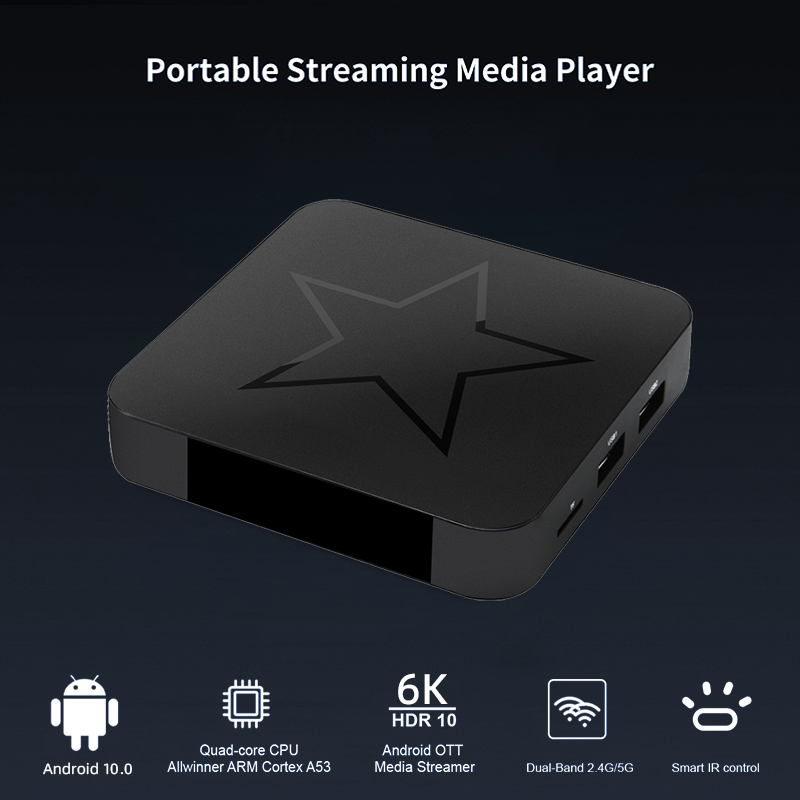 Q7 ATV TV Box Allwinner H616 Quad Core Android 10 스마트 TV 박스 Blutooth 음성 리모컨 5G Wi -Fi BT 5.0 스트리밍 세트 상단 상자 안드로이드 TVbox