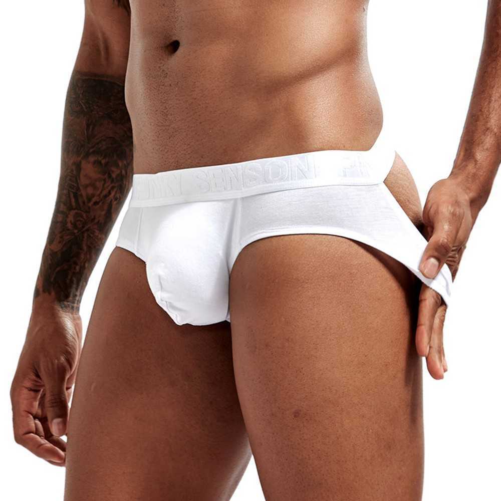 Underbyxor 2023 herr sexiga gay underkläder trosor jockstrap trosor g sträng thongs män gay penis påse trosor låg stigande manlig underliggande y23