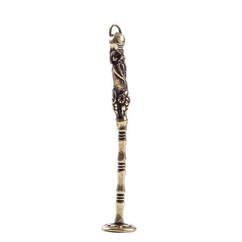 Tuyaux de fumée barre de pression, outil en carbone, cuillère concave ajourée, outil accessoire de tuyau antique