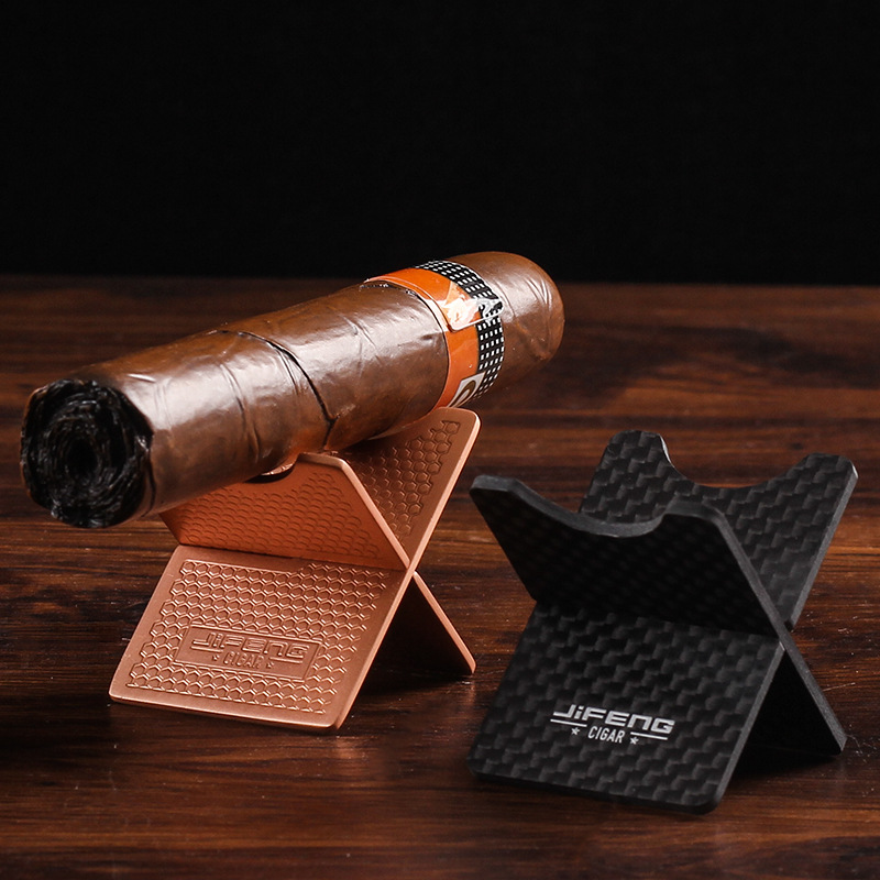 Pfeifen Zigarrenhalter mit tragbarem Lederetui Zigarrenhalter und Pfeifenhalter