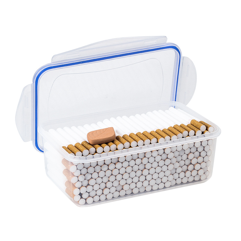 Smoking Pipes 200 paquets de cigarettes transparents en plastique de grande capacité