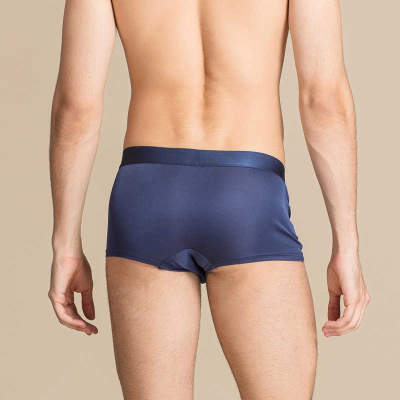 Underpants 3 PACK Men's real silk boxers panties Underwear Lingerie L XL 2XL 3XL 1063 Y23