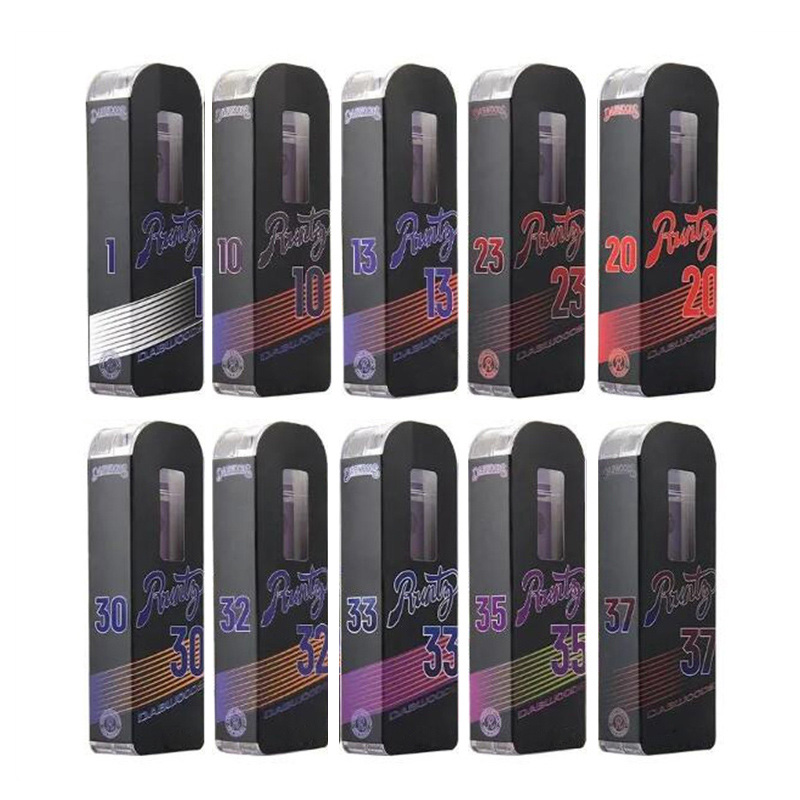 En yeni Runtz Runty Tek Kullanımlık Vape Kalem 1ml Pods Dabwoods Başlangıç ​​Kitleri E Sigara Boş Vapes Pod 1000mg Kalın Yağ Buharlaştırıcı Kalem