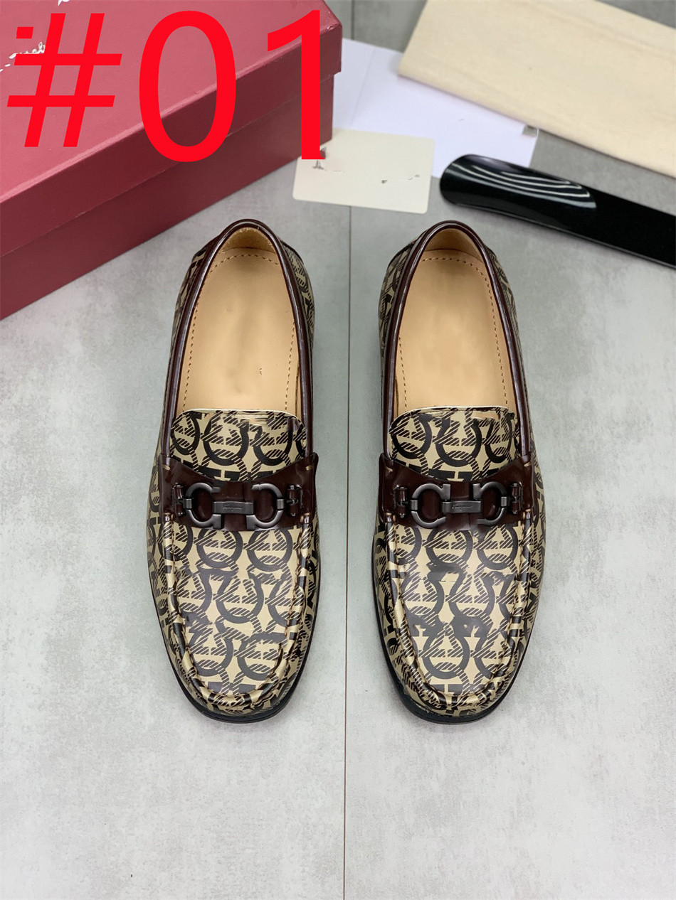 15 Style Luxury Trend sequins mens shoes Luxury Crocodile Pattern loafers High-end Designers Genuine Leather driving shoes party shoes Moccasins size 38-46