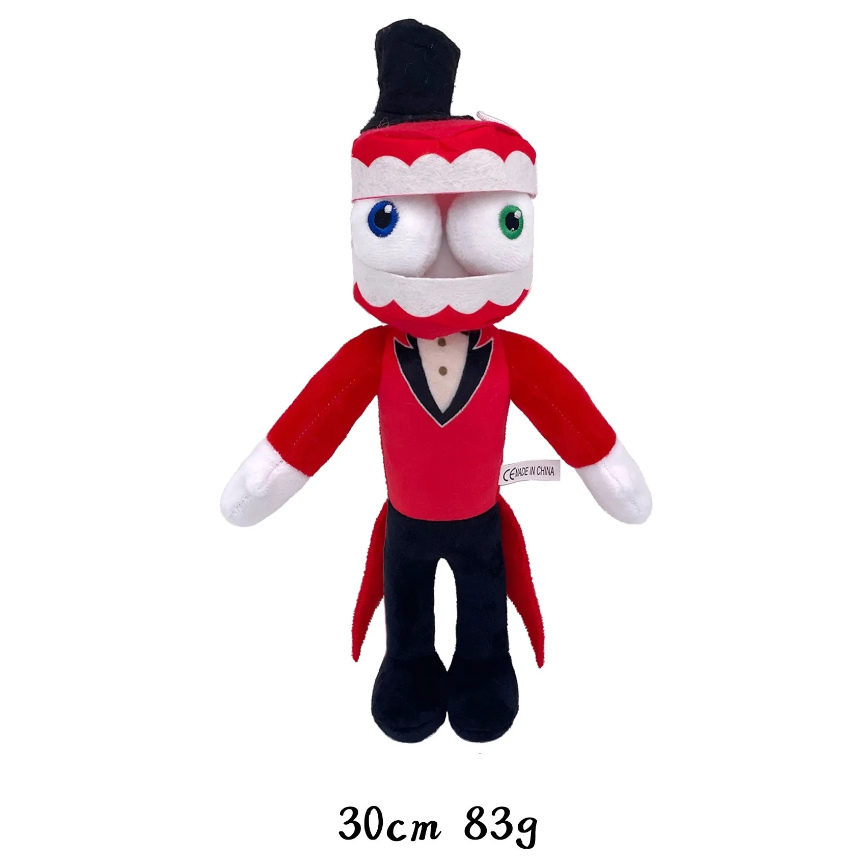 L'incroyable cirque numérique Pomni Jax en peluche dessin animé jouets en peluche théâtre lapin poupée jouets en peluche enfants cadeaux de noël pour enfants