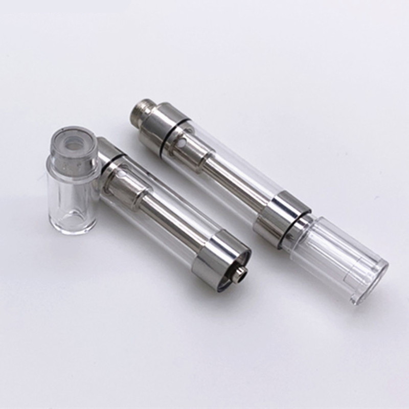 Pressad M6T VAPE -patroner Rund Push Snap On Mouthpiece G5 Ceramic Plastic 0,8 ml 1,0 ml KLAR 510 Trådvagnar