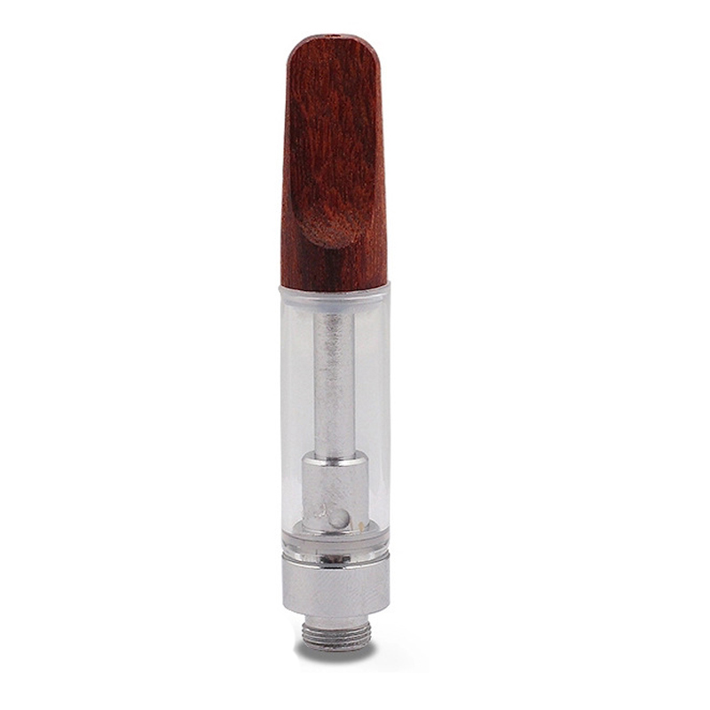 Carrelli vuoti di legno del filo delle cartucce 0.5ml 0.8ml 1.0ml 510 di Vape di vetro ceramico boscoso TH205