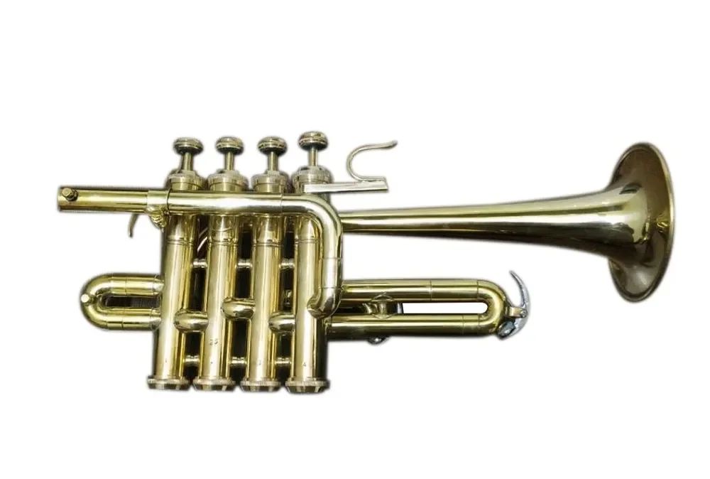 Mässing Trumpet Musical Instrument Wind Instrument BB Flat Nyckel för musikaliska band och nybörjare till billig Price Brass Trumpet Bell