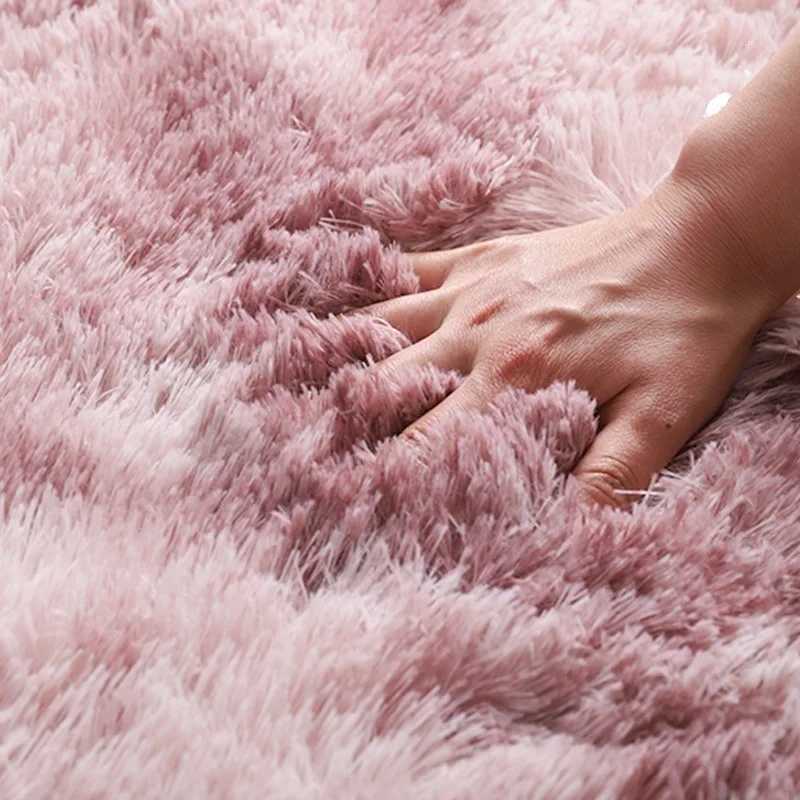 Carpets Bubble Kiss Fluffy Round Rug Carpets for Living Room Home Decor Bedroom Kid Room Floor Mat Decoration Thicker Pile Rug