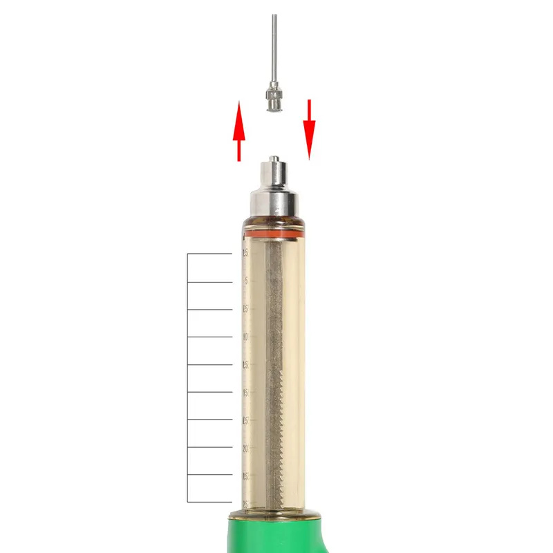 Nowy pół automatyczny wózek z napełnianiem pistoletu narzędzia do wtrysku maszyny do 510 TH2 M6T Syringe