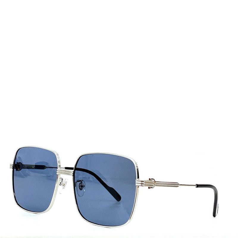 New fashion design square sunglasses 0304 metal frame simple and popular style versatile outdoor uv400 protection glasses
