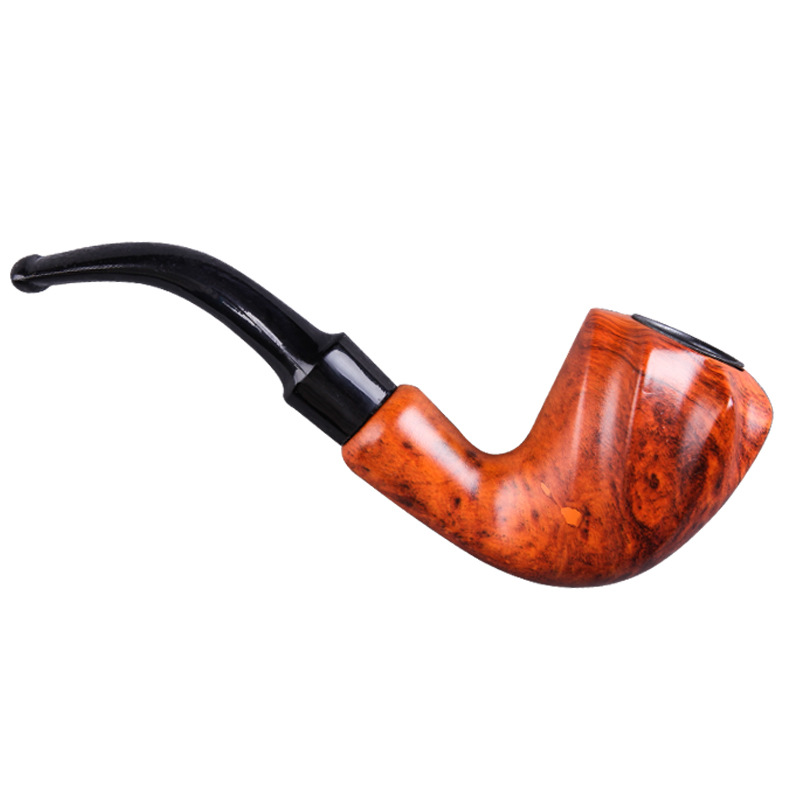 Smoking Pipes Men's tobacco pipe, resin rubber pipe, filter pipe