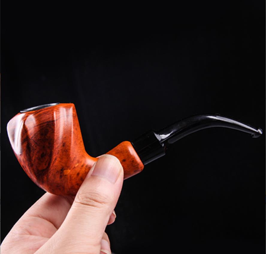 Smoking Pipes Men's tobacco pipe, resin rubber pipe, filter pipe