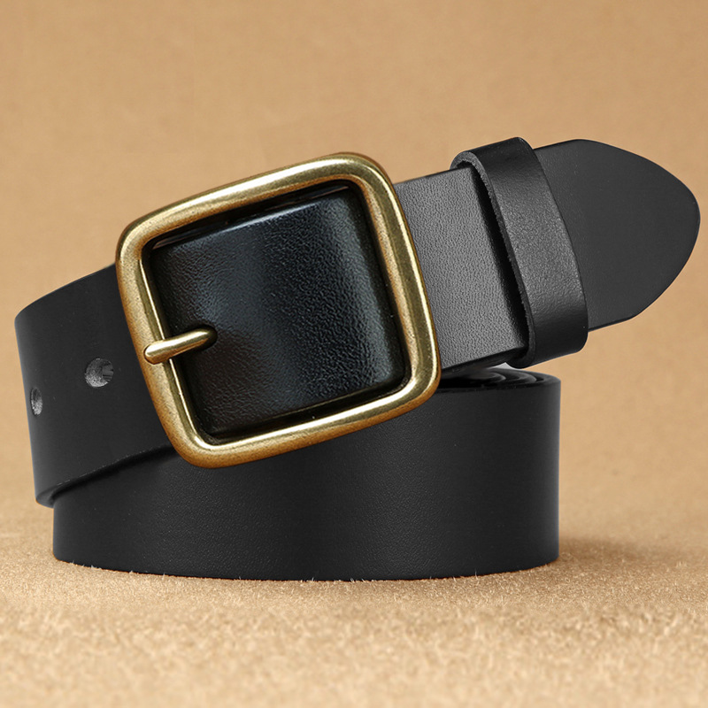 Fashionable luxury men belt deaigner belt gentlemen mature classic simple needle buckle belt, multi-color and multi-choice, buckle width 3.8CM, length 110-130CM