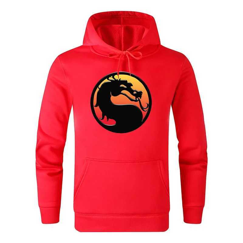 Herrtröjor tröjor 2023 Autumn/vintermärke anime dinosaurie tröja lös avslappnad bekväm hoodie tryck fleece coat 3l01