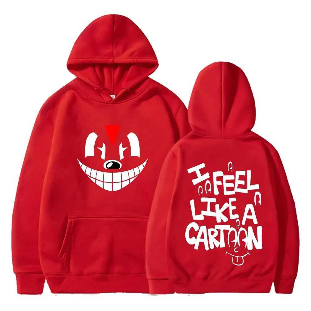 Sweats à capuche pour hommes Sweatshirts Lil Darkie Cartoon Sweat à capuche unisexe à manches longues Streetwear Femmes Hommes Sweat-shirt 2023 Spider Gang Tour Hip Hop Vêtements YA0R