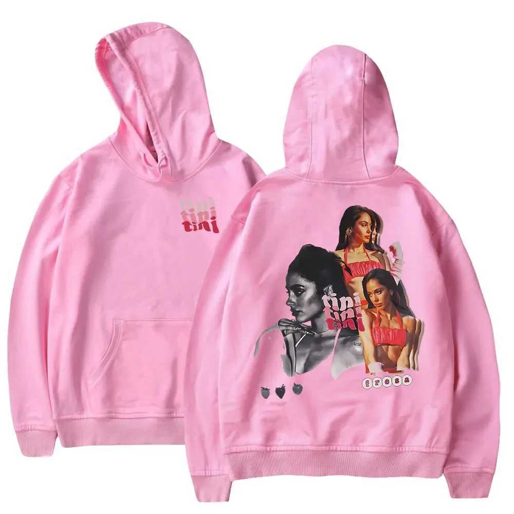 Hoodies voor heren Sweatshirts Tini Stoessel Hoodie Pop Singer Merch Lange mouw Street chic Heren Dames Sweatshirt met capuchon 2023 World Tour Mode Kleding TU7I