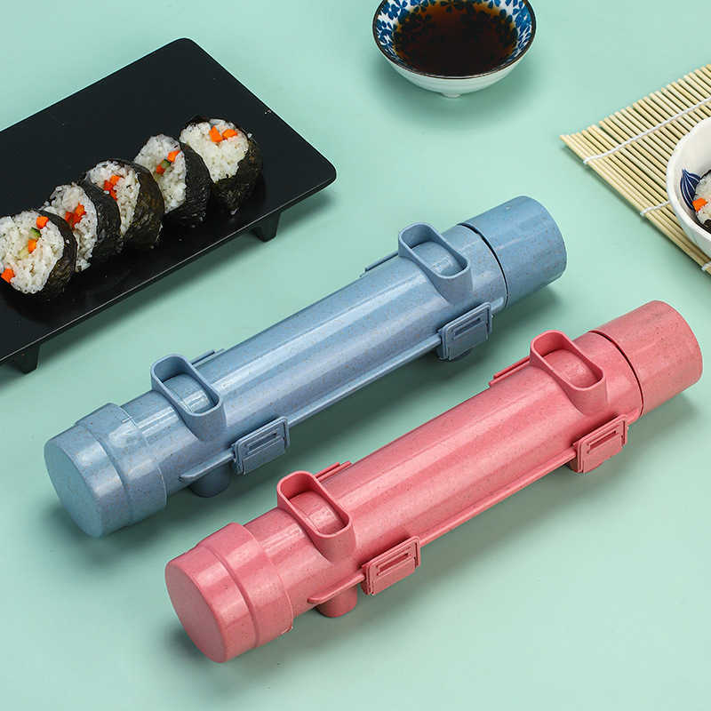 New New Quick Sushi Maker Roller Rice Mold Vegetable Meat Rolling Gadgets DIY Sushi Device Making Machine Kitchen Ware Tools 2023