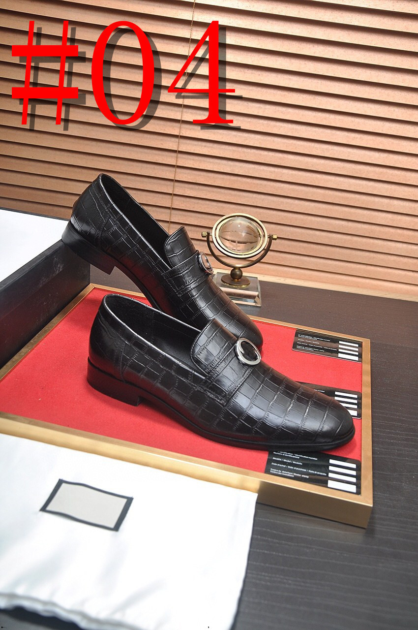 102model 2024 Men Slipal Slip on Luxury Designer Dress Shoes أحذية حقيقية Oxfords Fashion Retro Shoes Work Footwear Frustes Shoe 38-46