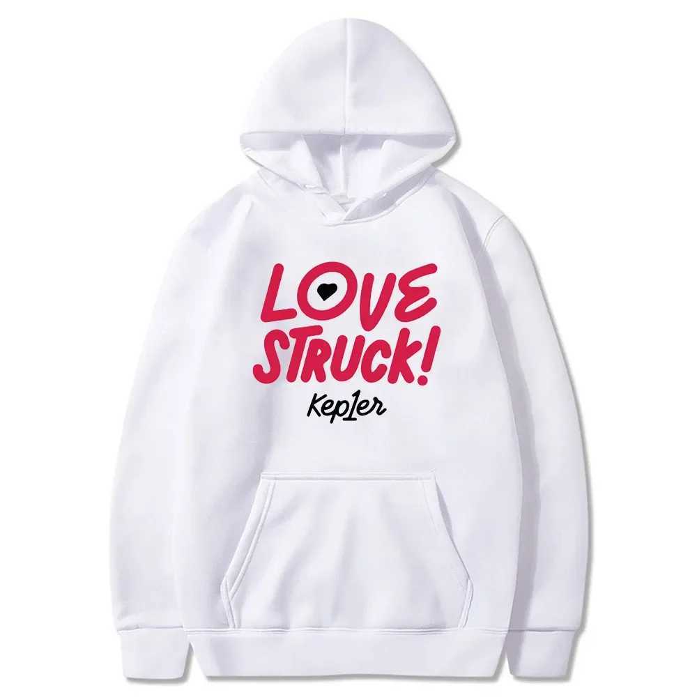 Men's Hoodies Sweatshirts Kpop Kep1er Merch Love Struck Hoodie Unisex Long Sleeve Streetwear Women Men Hooded Sweatshirt 2023 Casual Style Fashion Clothes VI2J