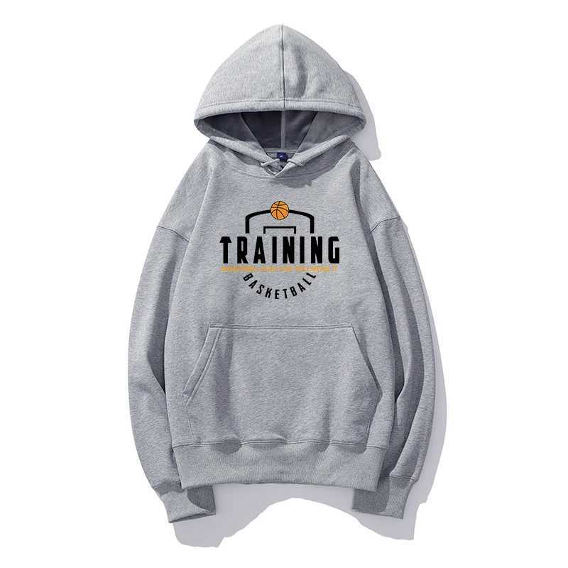 Herren Hoodies Sweatshirts Street Basketball Print Hoodie Outdoor Sport Freizeit Herbst Solide Kapuzenpullover Mode Langarm Tops 7OGM