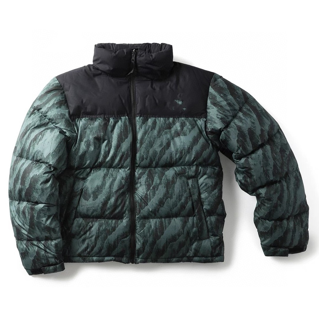 Zimowa damska kurtka kołnierzowa w połączeniu z gęstym i ciepłym sportowym sportem na świeżym powietrzu American American Down Jacket Mountain New Flower Bread Suit unisex