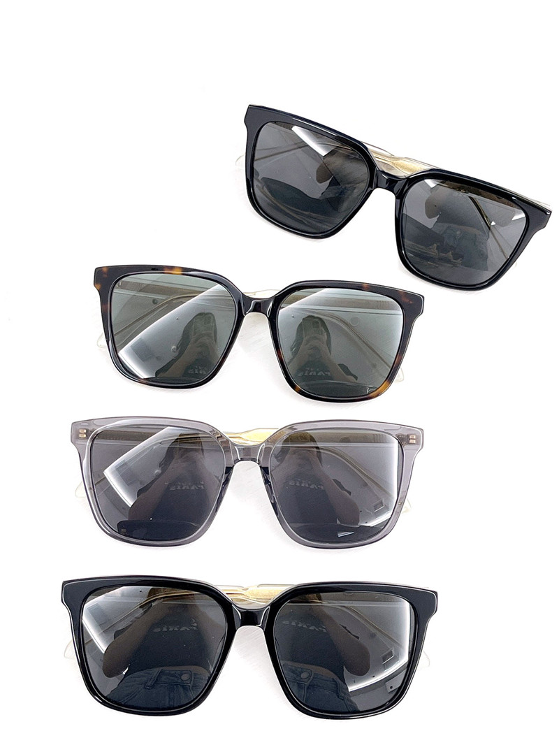 Occhiali da sole quadrati cat eye dal nuovo design alla moda 1121SA montatura classica in acetato stile semplice e popolare versatile occhiali di protezione uv400 esterni