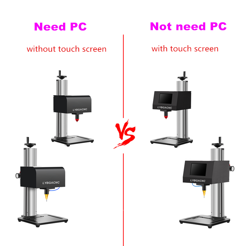 Macchina marcatura pneumatica elettrica portatile incisione da tavolo Touch screen da 300 * 200 mm targhetta Numero cilindro Numero telaio Plotter