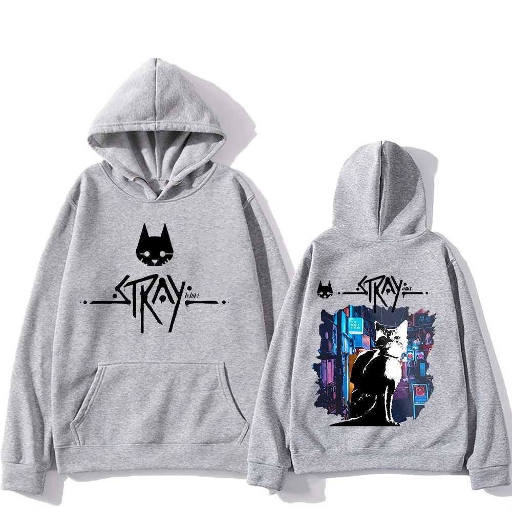 Männer Hoodies Sweatshirts Neue Stray Cat Spiel Print Streetwear Männer Frauen Casual Mode Übergroßen Hoodie Pullover Trainingsanzüge Kleidung POI4