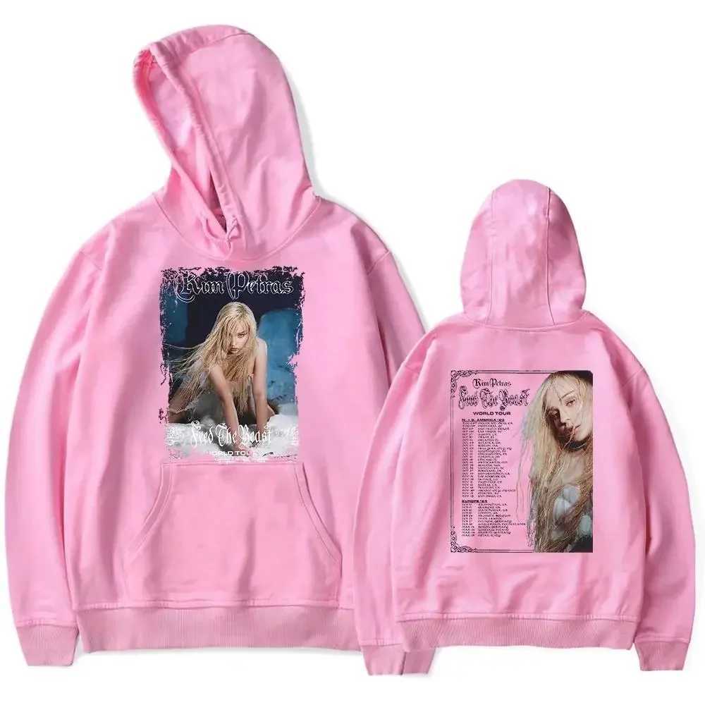 Sudaderas con capucha para hombres Sudaderas Kim Petras Feed The Beast Sudadera con capucha Manga larga Streetwear Hombres Mujeres Sudadera con capucha 2023 Nueva ropa de moda X13O