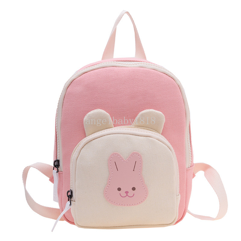 Cartoon Rabbit Children's Mini Backpacks Lovely Baby Girls Small Schoolbag Handbags Simple Boys Kids Kindergarten Shoulder Bags